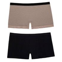 Kit 2 Calcinhas Boxer DelRio 8291 Sem Costura Kit 2 Calcinhas Boxer DelRio 8291 Sem Costura