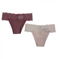 Kit 2 Calcinhas Clássicas Rosa Basic+ Conforto Diário Kit 2 Calcinhas Clássicas Rosa Basic+ Conforto Diário
