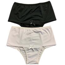 Kit 2 Calcinhas Cós Alto Fristyle Em Microfibra Modeladora Lingerie Adulto Kit 2 Calcinhas Cós Alto Fristyle Em Microfibra Modeladora Lingerie Adulto