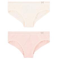 Kit 2 Calcinhas DelRio Kids Infantil Feminino Sem Costura Microfibra