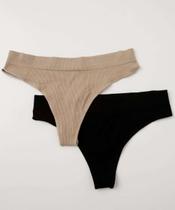 Kit 2 Calcinhas Fio Dental Canelada Marisa-89643