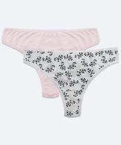 Kit 2 Calcinhas Fio Dental Marisa-52257