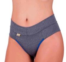 Kit 2 calcinhas fio duplo mescla, microfibra Kit 2 calcinhas fio duplo mescla, microfibra