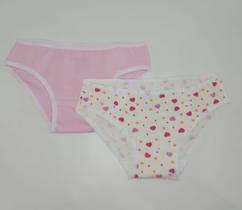 Kit 2 calcinhas infantis menina Kit 2 calcinhas infantis menina