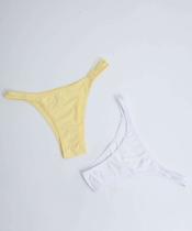 Kit 2 Calcinhas String Marisa Amarelo-75176