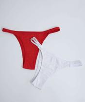 Kit 2 Calcinhas String Marisa Vermelho-75178 Kit 2 Calcinhas String Marisa Vermelho-75178