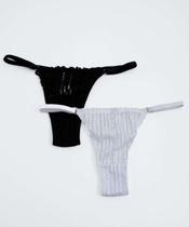 Kit 2 Calcinhas String Renda Marisa-38305