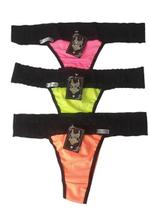 Kit 2 calcinhas,tanga,neon,renda,forro em algodão