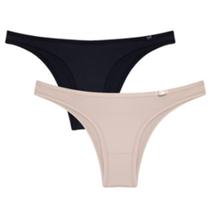 Kit 2 Calcinhas Tanga Sloggi 24552 Classic Leve Poliamida