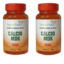 Kit 2 Cálcio MDK Premium 60 Cápsulas 950mg