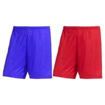 Kit 2 Calções PMC Futebol Plus Size Masculino