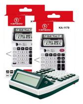 Kit 2 Calculadora Científicas Kapbom 12 Dígitos Lcd Escola Kit 2 Calculadora Científicas Kapbom 12 Dígitos Lcd Escola