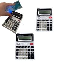 Kit 2 Calculadora Display Duplo Testa Nota E Dinheiro Falso Luz Uv Comercial Escritório Vendas - Home & More