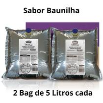 Kit 2 Calda Pronta para Sorvete Expresso LactoPro V Daus Sabor Baunilha bags de 5 Lts