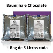 Kit 2 Calda Pronta para Sorvete Expresso LactoPro V Daus Sabor Baunilha + Chocolate bags de 5 Lts Kit 2 Calda Pronta para Sorvete Expresso LactoPro V Daus Sabor Baunilha + Chocolate bags de 5 Lts
