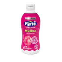 Kit 2 Caldas Fini Cobertura para Sorvete Beijos 1Kg Morango