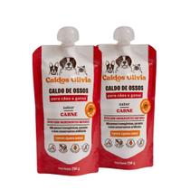 Kit 2 Caldo De Ossos Bovino Para Cães E Gatos 250g - Caldos Olivia Kit 2 Caldo De Ossos Bovino Para Cães E Gatos 250g - Caldos Olivia