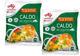 Kit 2 Caldo Son Legumes E Verduras 1,1Kg Rende 55L - Sazon