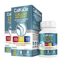 Kit 2 Calkade Cálcio Catarinense 60 Comprimidos Kit 2 Calkade Cálcio Catarinense 60 Comprimidos