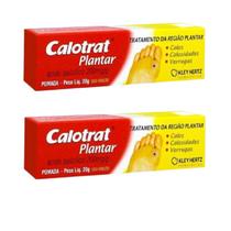 Kit 2 Calotrat Plantar Pomada Calos E Verrugas Bisnaga 20g - Kley Hertz