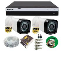 Kit 2 Cam 1080P 2MP Fullhd Dvr Mhdx 3104 Full Hd C/ Hd