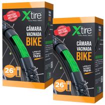 Kit 2 Câmara de Ar Para Bicicleta Vacinada Xtire Com Selante Vacina de Pneu Antifuro
