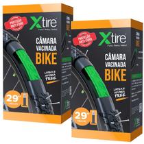 Kit 2 Câmara de Ar Para Bicicleta Vacinada Xtire Com Selante Vacina de Pneu Antifuro