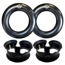 Kit 2 Camaras de Ar 600-9 Aro 9 Js2 Jff + 2 Protetores 9 122mm Jff