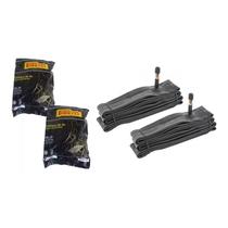 Kit 2 Câmaras de Ar Pirelli Aro 29 Bico Grosso Schrader 48mm MTB