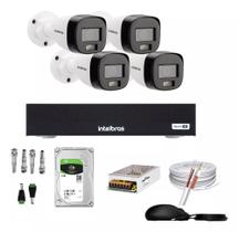 Kit 2 Camera de Segurança Intelbras Alta Resolução Full color 1120 Vhd Hd 1tb