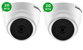 kit 2 Câmera de segurança Intelbras VHL 1120 D 3,6mm 20m com resolução de 1MP visão noturna