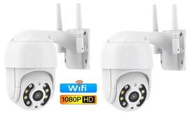 kit 2 Câmera Ip Externa Speed Dome Wifi Auto Tracking Ip66 Ptz kit 2 Câmera Ip Externa Speed Dome Wifi Auto Tracking Ip66 Ptz