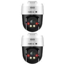 Kit 2 Câmera IP Mini Speed Dome 3 Megapixels 30m PoE Com Áudio VIP 1300 MINI SD Intelbras Kit 2 Câmera IP Mini Speed Dome 3 Megapixels 30m PoE Com Áudio VIP 1300 MINI SD Intelbras