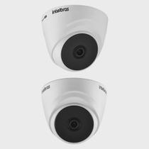 Kit 2 Câmeras de Segurança Dome Intelbras HD VHL 1120 D