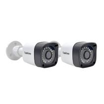 Kit 2 Câmeras de Segurança Full HD 1080p 2MP Bullet 20 Metros Infravermelho Lente 2.8mm Tudo Forte