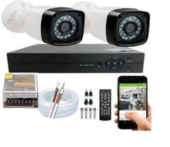 Kit 2 Câmeras De Segurança Residencial Full Hd 1080p 20m S/hd