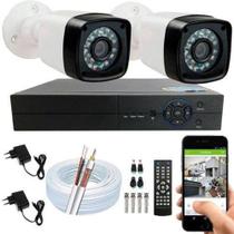 Kit 2 Câmeras De Segurança Residencial Hd 720p 20m S/ hd