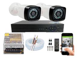 Kit 2 Câmeras De Segurança Residencial Hd 720p 20m S/ hd