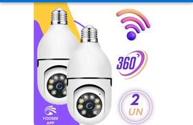 Kit 2 câmeras de segurança Wi-Fi