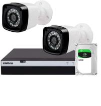 Kit 2 Câmeras Full HD 1080p + DVR Intelbras MHDX 3104 c/HD 160gb