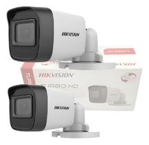 Kit 2 Câmeras Hikvision 2mp Ds-2ce16d0t-exipf Full Hd Bullet