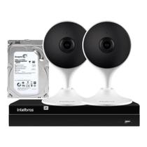 Kit 2 Câmeras IMX Wi-Fi Com Hd 500Gb E Nvd 1304