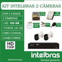 kit 2 câmeras Intelbras completo