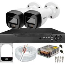 Kit 2 Câmeras Intelbras Vhd 3220b Fc+ Audio Dvr 04ch C/Hd Já Instalado Kit 2 Câmeras Intelbras Vhd 3220b Fc+ Audio Dvr 04ch C/Hd Já Instalado