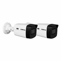 Kit 2 Câmeras Intelbras VHD 5830 B Bullet 4K 8MP HDCVI Lente 2.8mm com Visão Noturna Infravermelho de 30 Metros