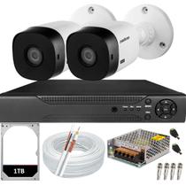 Kit 2 Câmeras Intelbras Vhl 1220b Full Hd Dvr 4ch Hd 1TB