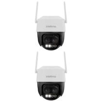 Kit 2 Câmeras Inteligente Wi-Fi 2 Megapixels Full HD IR 56m 360 iM7+ ZOOM FULL COLOR Intelbras