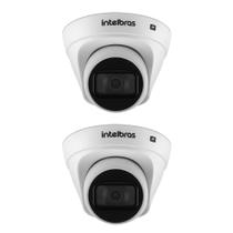Kit 2 Câmeras IP 4 Megapixels 2.8mm 30m Inteligência de Vídeo VIP 1430 D G2 Intelbras