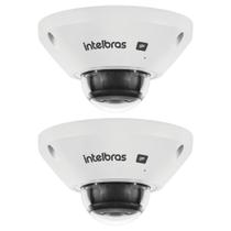 Kit 2 Câmeras IP 5 Megapixels Fisheye VIP 5500 F IA Intelbras Kit 2 Câmeras IP 5 Megapixels Fisheye VIP 5500 F IA Intelbras