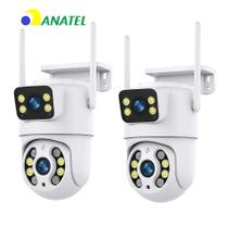 Kit 2 Câmeras ip Prova DÁgua Externa WiFi 8mp Full HD 360 Giratoria Rastreamento Automático Ptz Dupla Lente Segurança Visão Noturna NF Kit 2 Câmeras ip Prova DÁgua Externa WiFi 8mp Full HD 360 Giratoria Rastreamento Automático Ptz Dupla Lente Segurança Visão Noturna NF